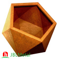 Rectangular Metal Planter Corten Steel Flower Pot