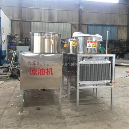 Stainless Steel Edible Oil Cooler: Sunflower Seed Oil Air Cooling Machine