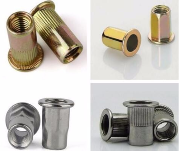 Special Promotion 304 stainless steel rivet nut/Flat head column pattern rivet nut