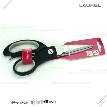 High-quality comfortable and safe 420 stainless steel magnetic kitchen scissors