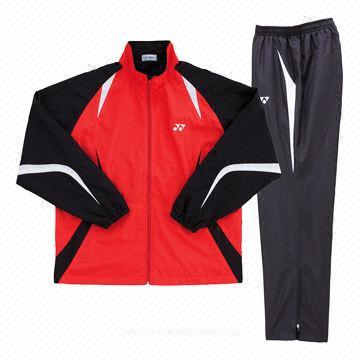 Men's Tracksuits, Made of Polyester and Spandex Materials, Customized Designs Accepted, Sizes XS-3XL