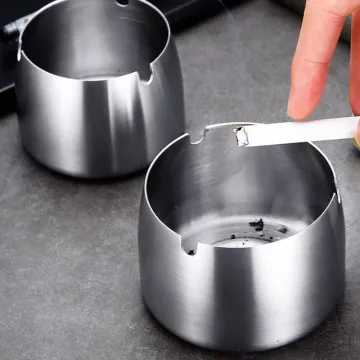 ​Stainless Steel Multi-Function Creative Home Ashtray