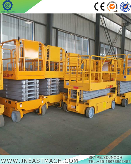 14m Full-automatic Scissor Lift para alquiler mecánico