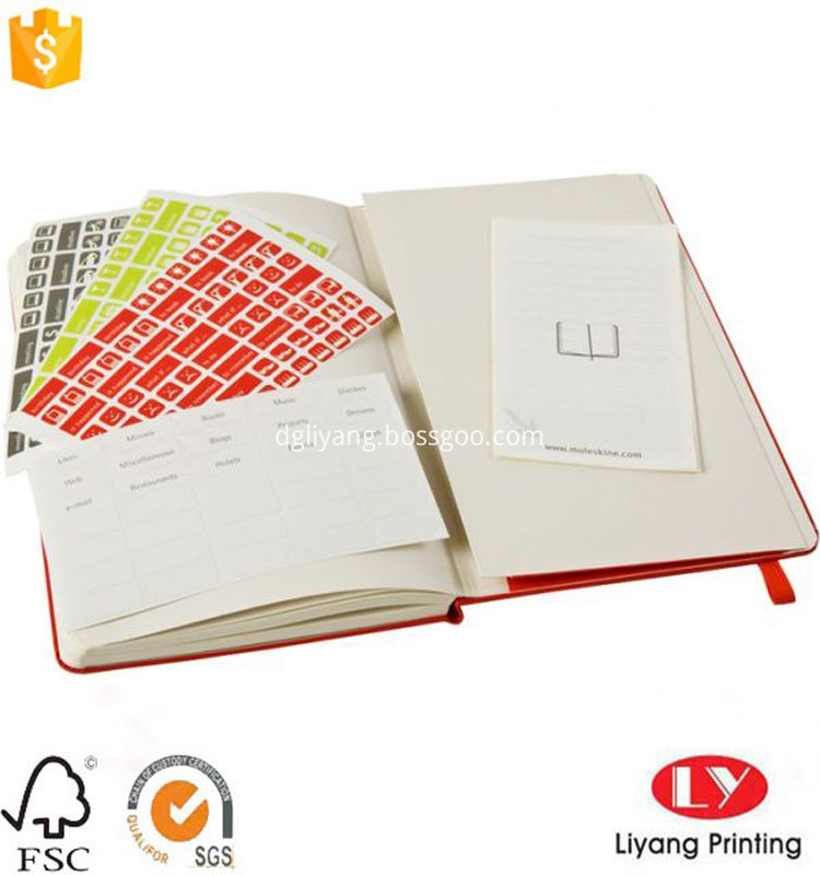 notebook with pocket