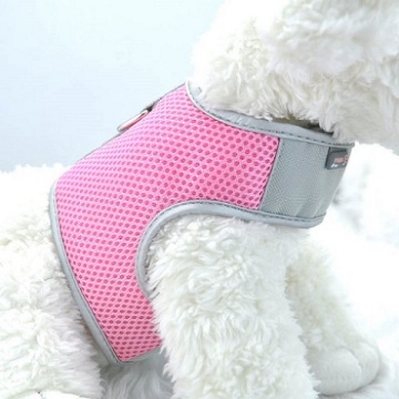 Pink Medium Airflow Mesh Harness with Velcro