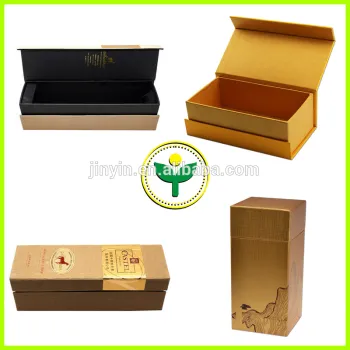 Wholesale Custom Printed Paper Single Bottle Wine Box