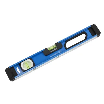 400mm Plastic and Aluminum Alloy Spirit Level Box with Rubber Handle