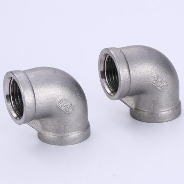 Accesorios de tubería de técnicas de fundición 316 90 grados de codo