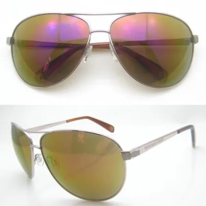 High Quality Metal Sunglasses with Polarized Revo