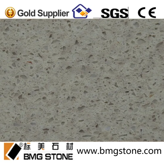 competitive building material grey quartz crystal stone tiles