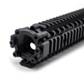 12.7'' inch Tactical Upgrade MK18 Quad Rail Handguard Split 2 parts Picatinny Mount System Fit .223 Black Anodized