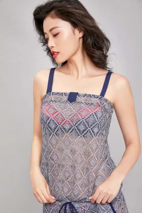 Hollowed One Piece Beachwear Coverup Jumpsuit
