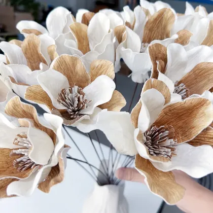 Artificial Sola Wood Flowers for Decorations, Bouquets & DIY Home Decor