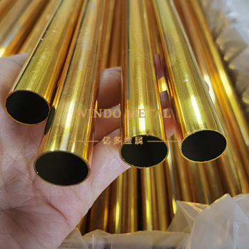 Brass Pipes with Bright Surface