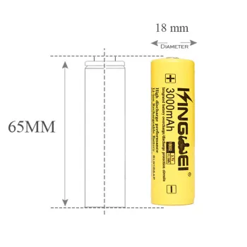 China Manufacturer Rechargeable ICR18650 3.7V 3000mAh Lithium-ion Battery