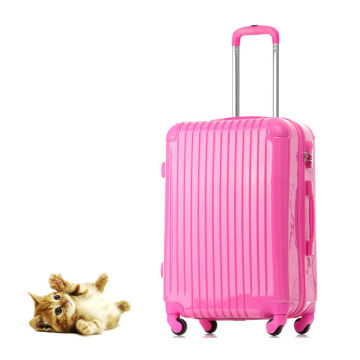Scratch-proof press-resistance pc abs cabin trolley luggage