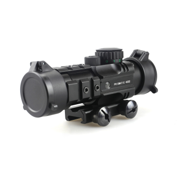 Amazon Hot Selling 4x32 Prismatic Scope with Red, Green, Blue Illumination - Etched Glass