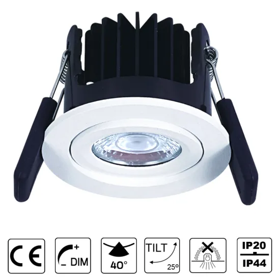Small recessed led downlights