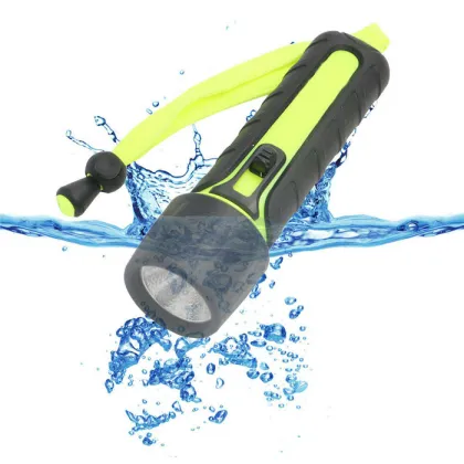 IPX8 Waterproof Underwater Scuba Diving LED Flashlight and Swimming Torches