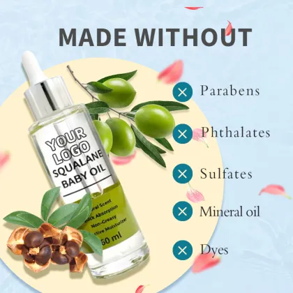Baby Body Massage Oil - Sleepy Time, 60ml - Natural Moisturizing and Smoothing Essential Oil