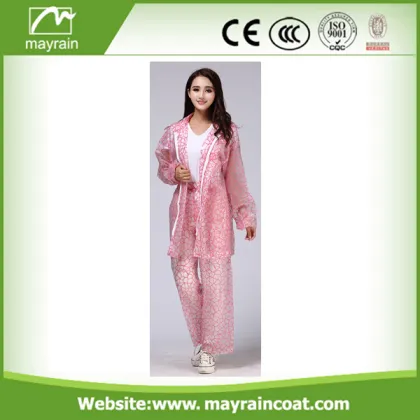 Womens Pink Waterproof Latest PVC Pants Trousers