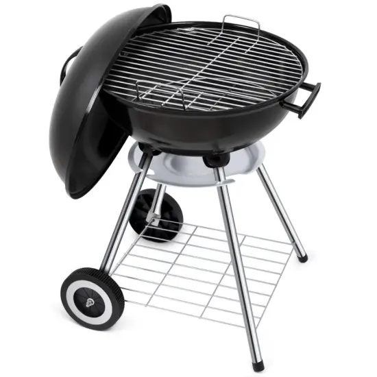 Camping BBQ Essentials: Portable Smoker, Grill, and Easy-Clean Folding Grilling Basket Set for Outdoor Adventures