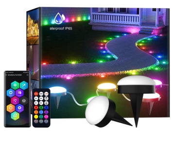Bluetooth LED Camping Decoration: korytarz, okap, lampy trawne dla dziedzińca, willi i balkonu na zewnątrz
