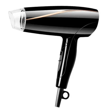 Customizable Logo 2 Speed Ionic Hair Dryer for Children and Adults - 2000W Foldable Travel Dryer with Diffuser