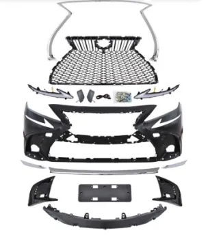 PP Car Parts Upgrade Modified Body Kit for Toyota Camry 2018 - Front Lip and Rear Bumper Facelift