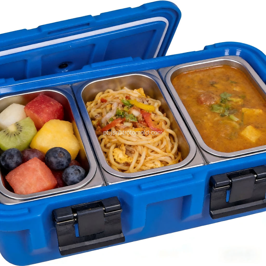 Recipiente de preservação de calor para alimentos