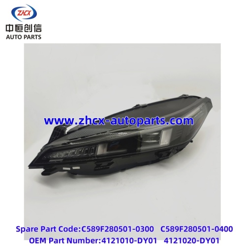 Hlavní lampa pro Changan Qiyuan A05