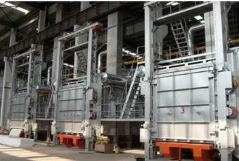 High hermetic trolley type annealing furnace