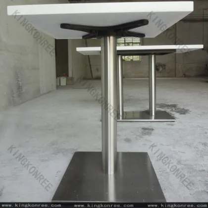 Kkr Solid Surface Unique And Modern Square Table Kkr Marble Table Tops