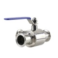 3 Way L Port Manual Clamped Ball Valve