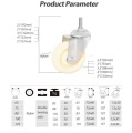 3/4/5 inci Kastor Nylon Tugas Menengah Kaster PP Universal