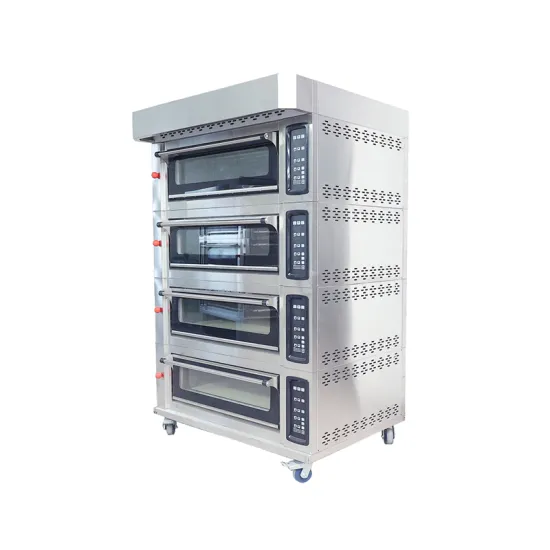4 Deck 8 Trays Deck Oven Baking Machine