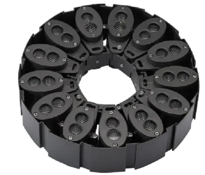 outdoor modern stone pillar lights
