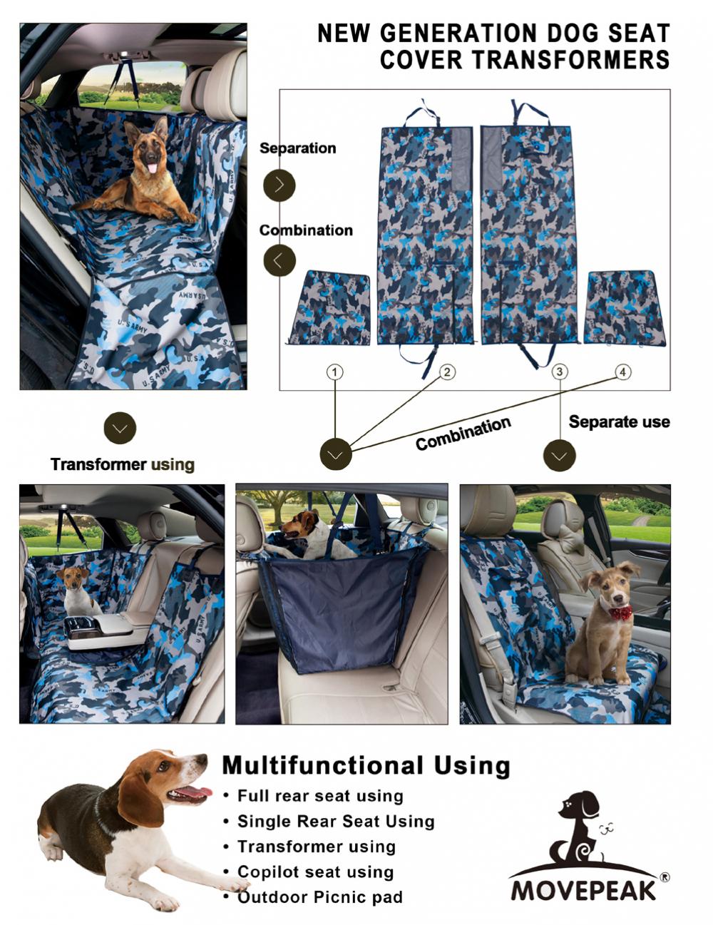 Backseat Dog Car Seat Cover