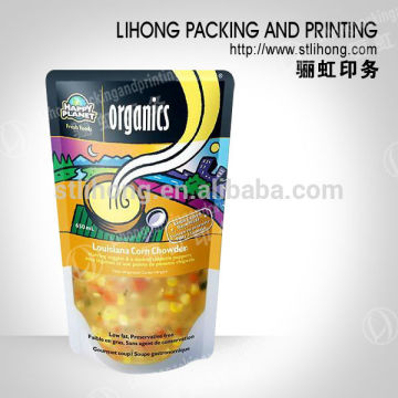 Retort Doypack Pouch For Soup / Fruit Smoothie / Chowder