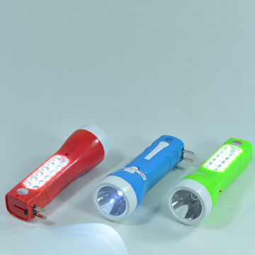 LED Rechargeable Flashlight with Table Light Function
