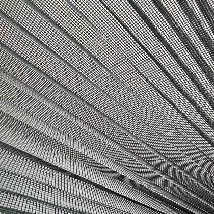 Pleated Polyester Mosquito Net for Windows and Doors