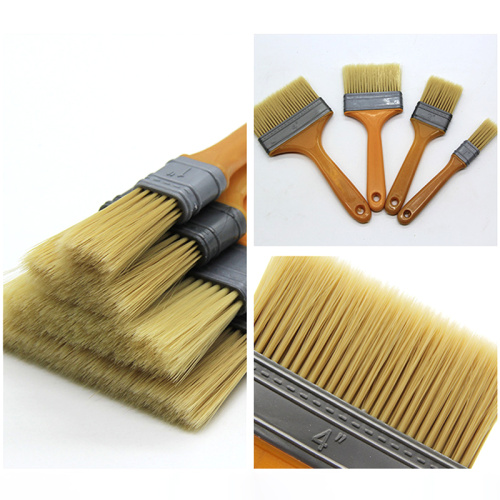 yellow Color Plastic Handle Brush Paint