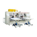 Semiautomatic cardboard carton box stitching machine