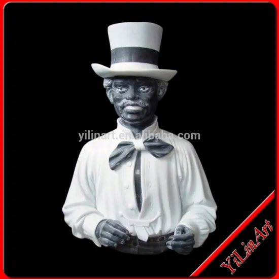 Stone Marble The Middle East Man Head Bust Statue