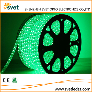 100m/roll outdoor led strip light 220-240v smd 5050 6mm Green 60Leds / M