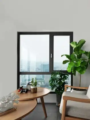 Steel heat insulation fire window