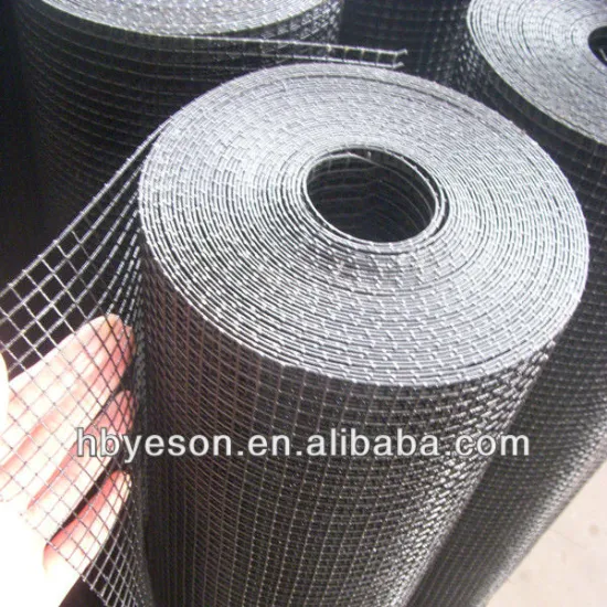 black wire welded mesh/1/2"x1/2" welded black wire/trade assurence welded mesh factory
