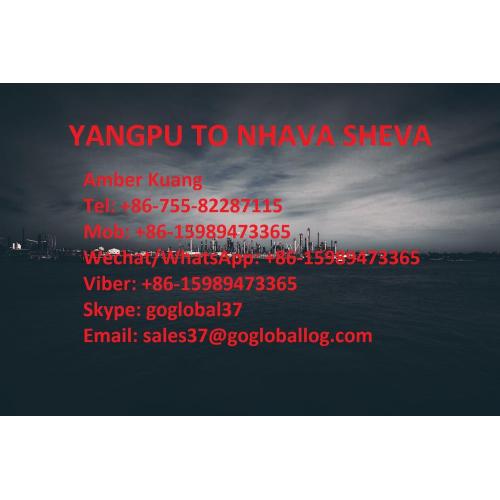 Guangxi Yangpu Sea Freight to India Nhava Sheva