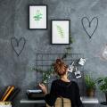 Metal Heart Wall Art Decor