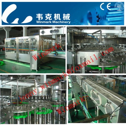 Automatic PET bottle water filling machine 3in1 washing filling capping machine